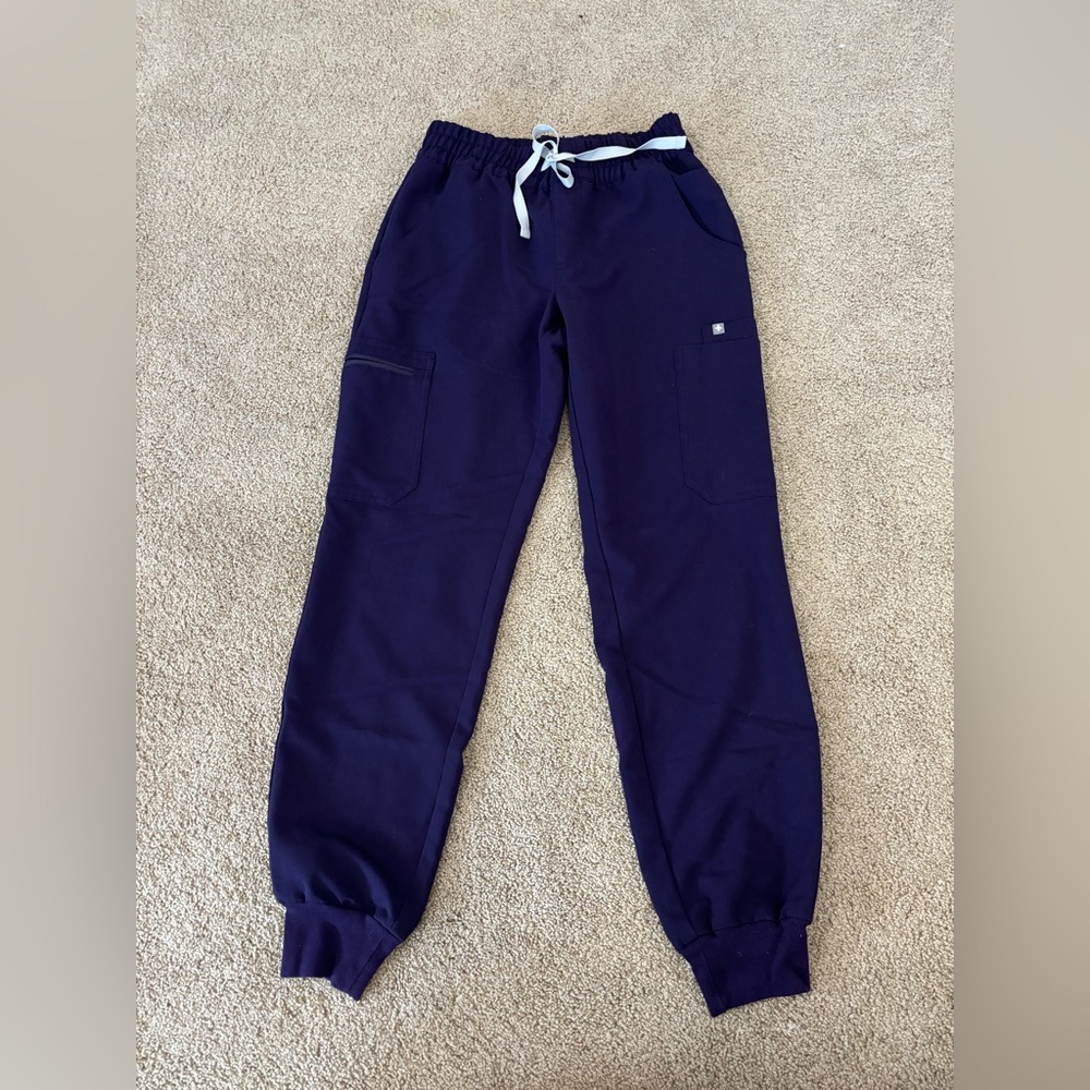 Figs purple jam uman relaxed fit joggers size xs